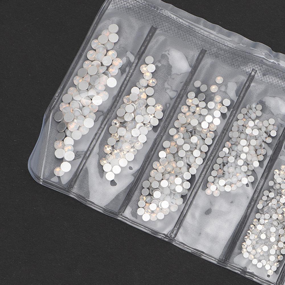   Colorful   Glass Nail Art Rhinestons Decoration Costumes Material Package(Silver)