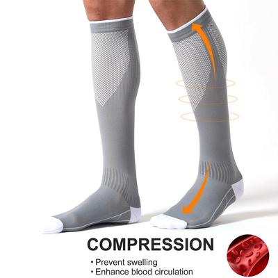 Durable And Safe 1 Pair Compression Socks For Women And Men 20-30Mmhg-Circulation Support Socks