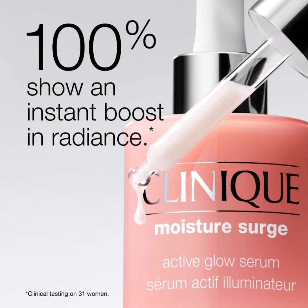 Clinique Moisture Surge  Active Glow Serum With Hyaluronic Acid 1.7 Oz   50 Ml