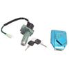 Motorcycle Lock Ignition Switch with 6-wire on/Off Gas Tank Cover with Keys for Wuyang WY125