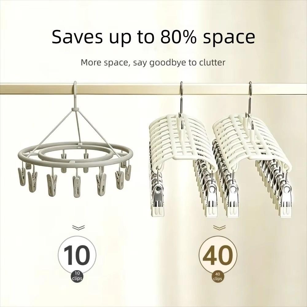 Non-marking Trouser Hanging Hook Rustproof Camisole Bra Clips Drying Clothes Hanger Drying Rack