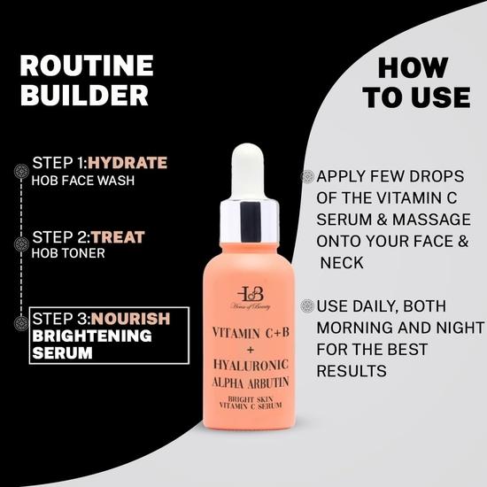 House of Beauty Vitamin C Serum for Bright Skin (30ml, Pack of 1)