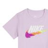 Nike Casual Sports Suit Fashion Comfortable Soft Skin-Friendly Letters Kids Suits Pink Purple II6486-537