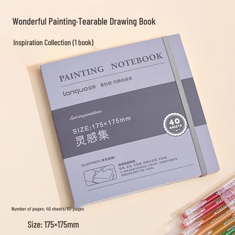 Blue Fruit Sketchbook: Wonderful DIY Watercolor & Pen Drawing Journal with Thickened Cardstock