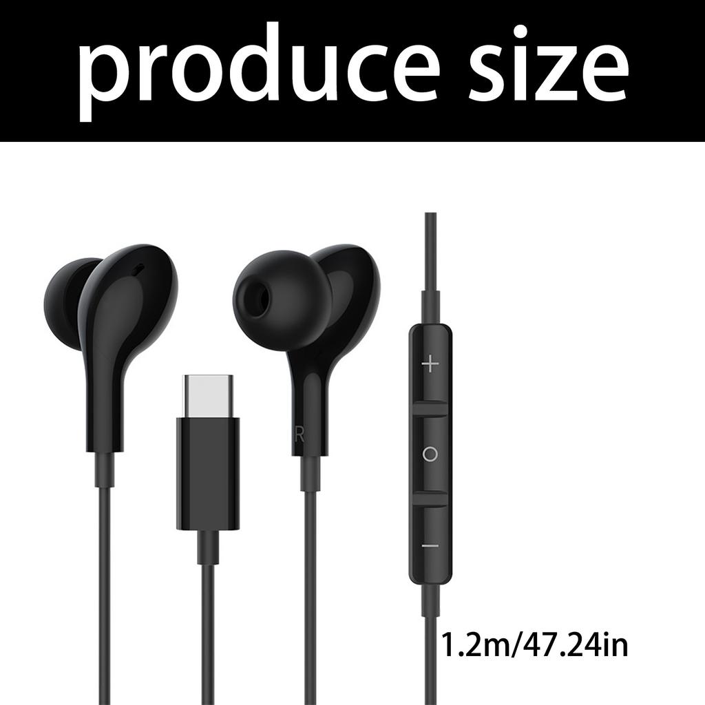 Microphone Type C Earphones with Advanced Clear Voice Technology for Professional Calls and Lightweight Comfort