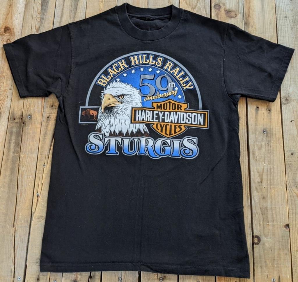 Vintage '90s Harley-Davidson 59th Black hills Rally Sturgis anniversary t-shirt Unisex T-Shirt