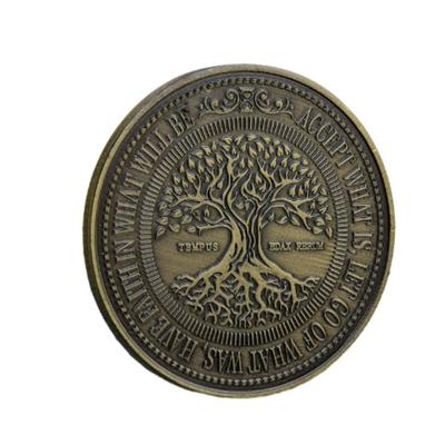 1PC Metal Commemorative Coin Life Tree American Challenge Collection Coin