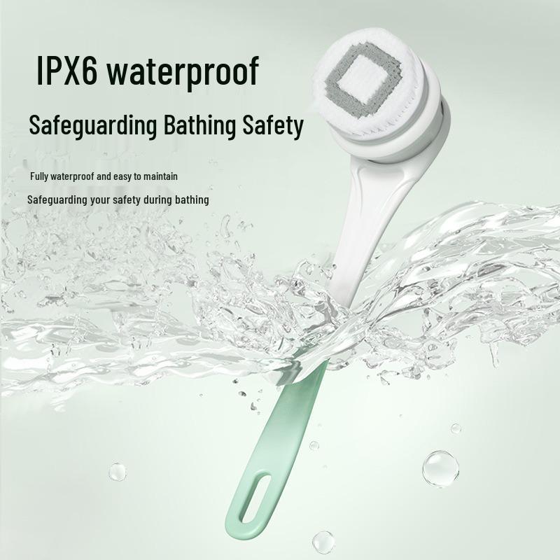 Multifunktionale wasserdichte elektrische Badebürste: Körpermassagegerät & Peeling-Schlammentferner