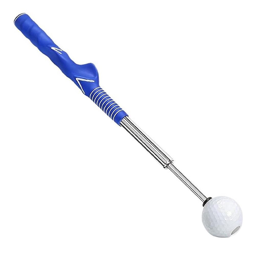 Telescopic Warm Up Golf Swing Trainer Telescopic Golf Club Golf Training Grip Correcting Gesturer Portable Training Aid