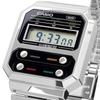 CASIO Digital Watch Reproduction Design Overseas Model Silver [Casio] A100WE-1A Men's [Item]