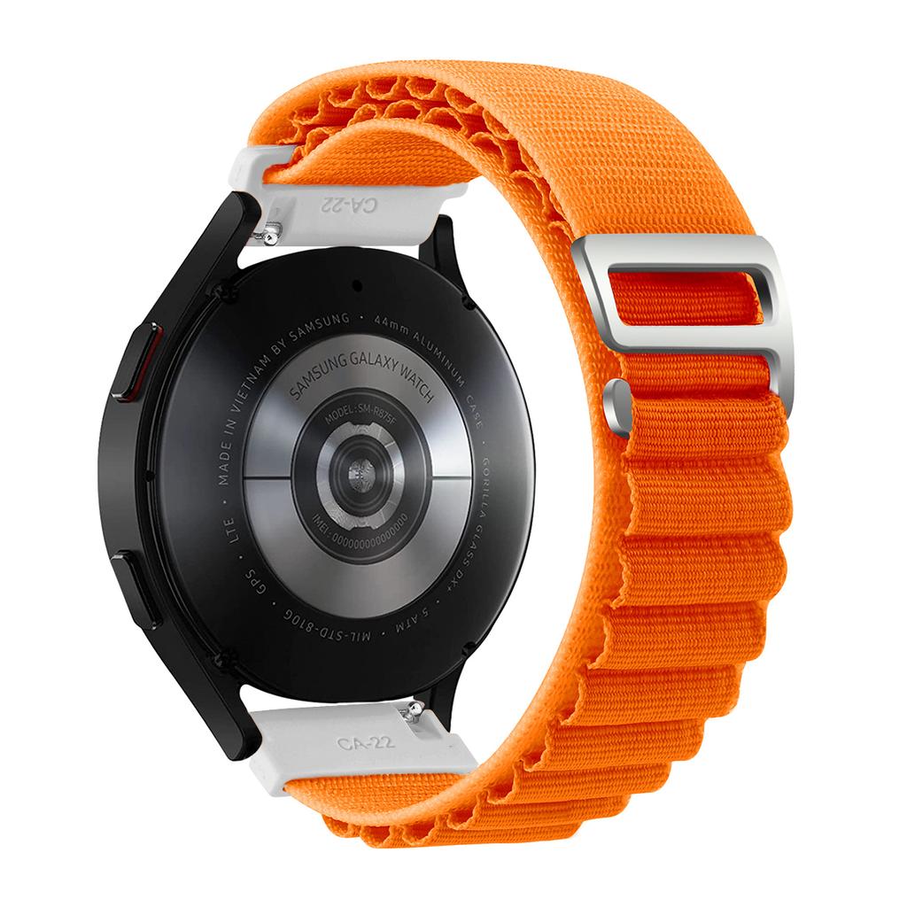 Nylonband för Samsung Galaxy Watch7 6 5 4 40mm 44mm Classic/Active/Gear S3 Frontier 18 20 22mm Sport Loop-rem Amazfit GTS 3 4