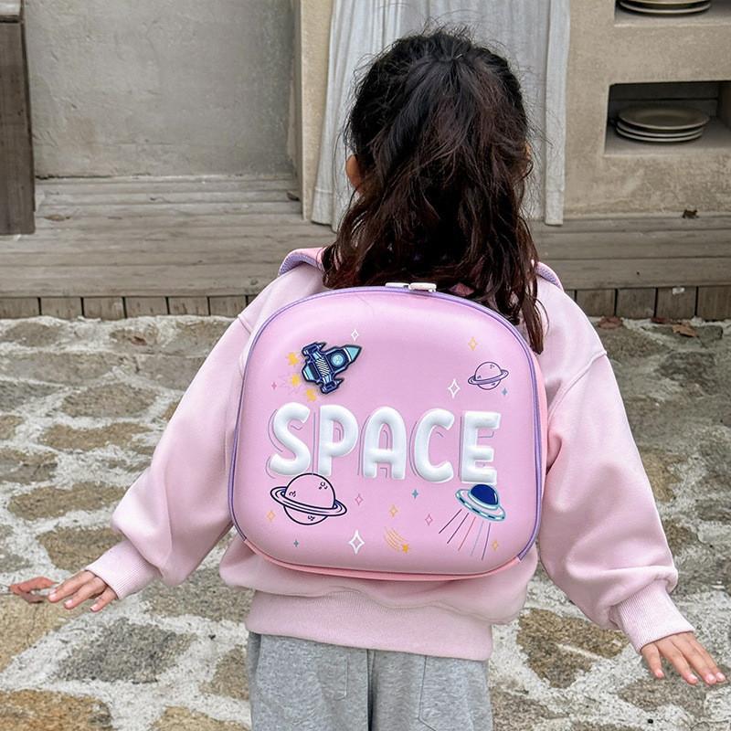 Delightful 3d Cartoon Backpack For Kids Lightweight Nylon Design For School Use
