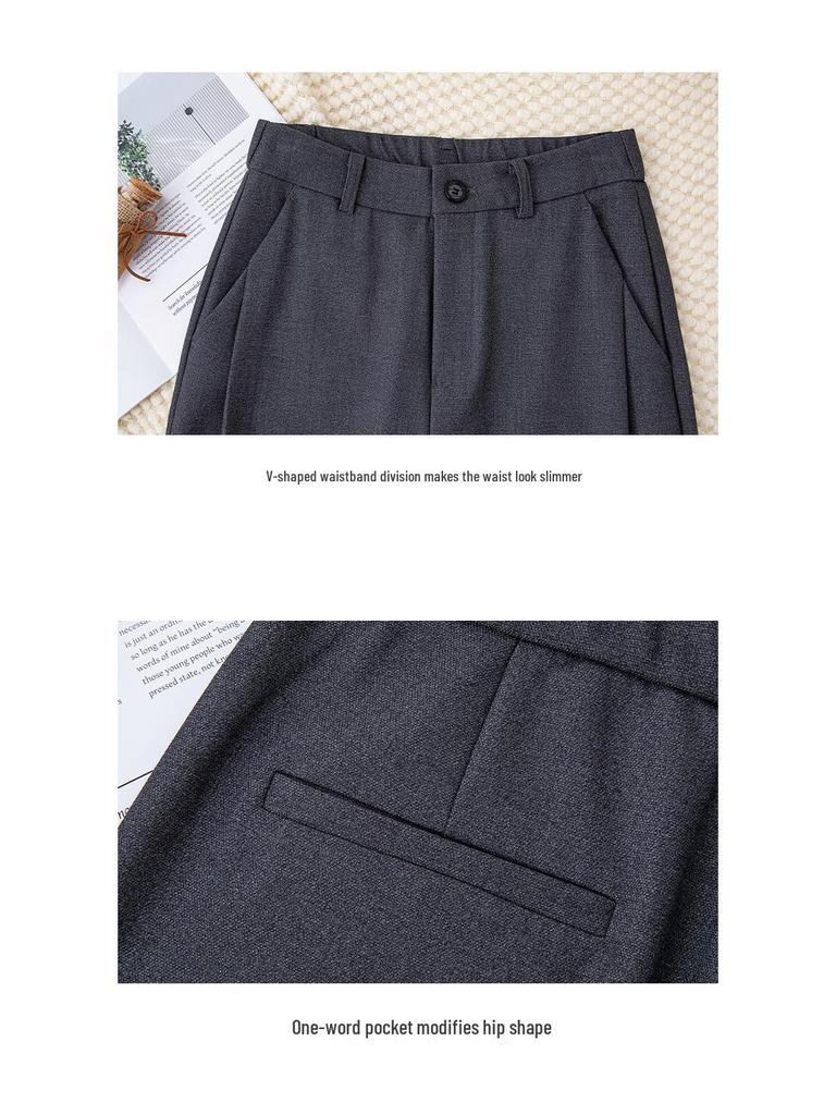 Lyocell Wool Women's High-Waist Slimming Black Harem Pants - Autumn 2025 Collection