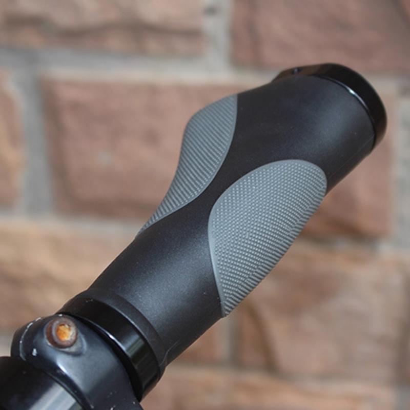 1 Pair Bicycles Grips Rubber Cover Handlebar Grips Cycling Handlebar Ergonomic Handle Cover Non-Slip for Mountain Bikes