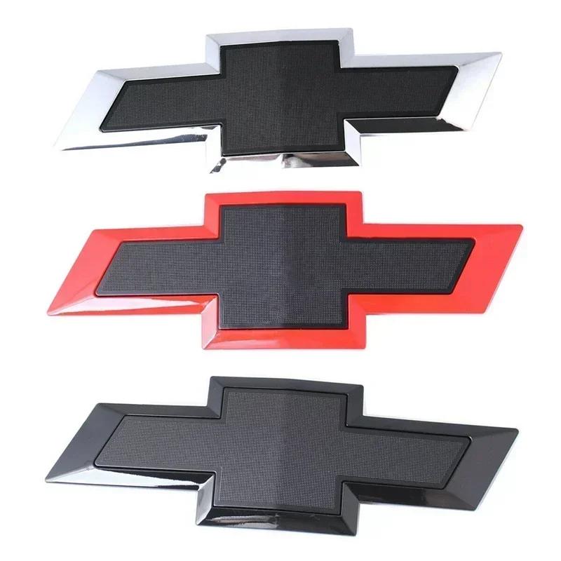 For Chevrolet Silverado 2000-2023 Car Front Grille Tailgate Rear Trunk Sticker Logo Emblem Badge Auto Accessories 29.5x8.7cm  DK7