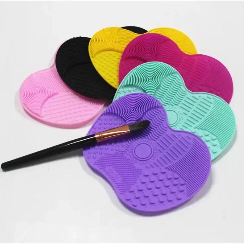 Newest Silicone Makeup Brush Cleaner Pad Cosmetic Brush Washing Gel Cleaning Mat Foundation Scrub Board
