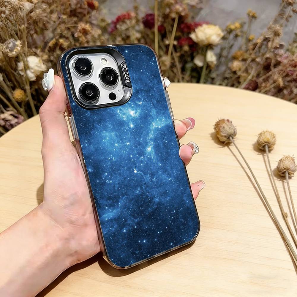 

Starry sky Phone Case For iPhone 17,16,15,14,13,12,11 Plus,Pro Max,XS,Colorful Silver Black Cover iPhone12Pro