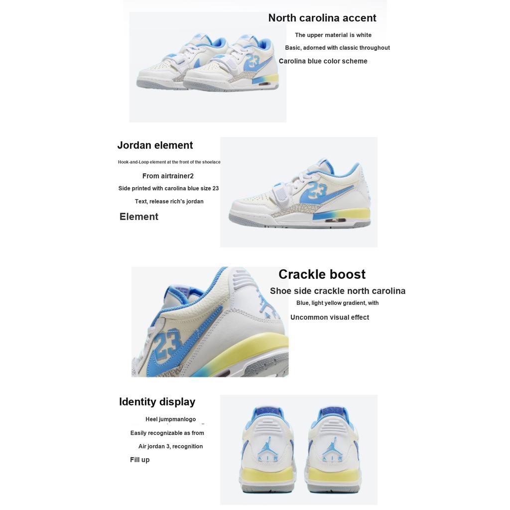 Air Jordan Legacy 312 Low GS 23 - University Blue Kids Sneakers White Sail-White Light-Lime-Green FJ7223-141