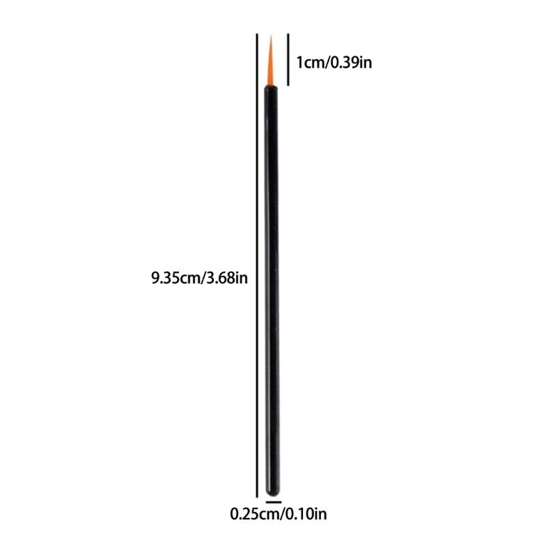 50 Pieces Disposable Eyeliner Brushes Lipstick Brush Eyeshadow Brush Eyeliner Applicator Makeup Tool Eyeliner Sticks