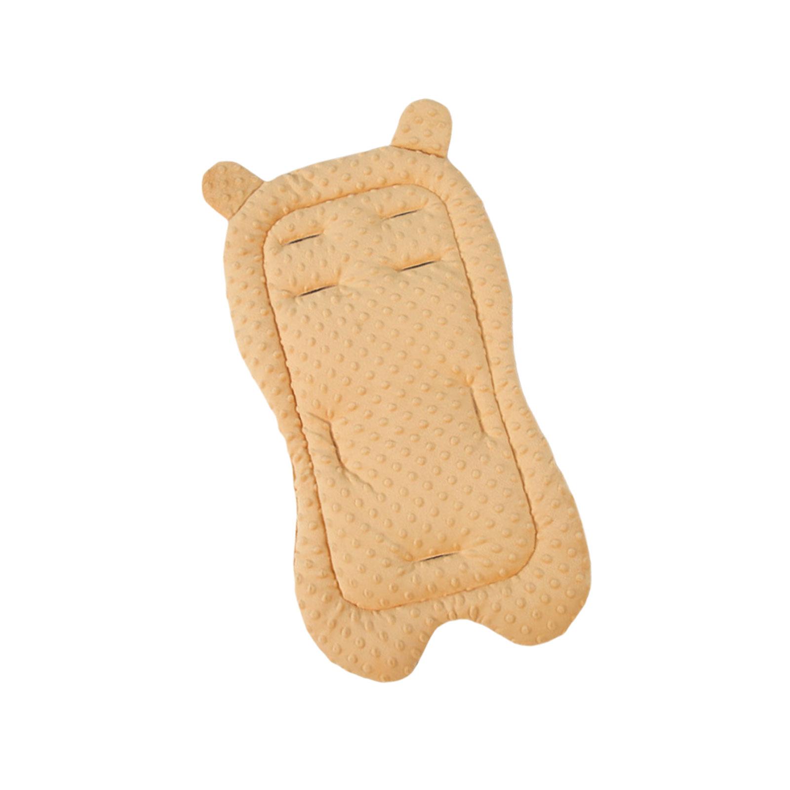 

Подушка для детского автокресла, мягкая подголовник, подушки для поддержки головы и шеи новорожденных, подушка с точечным узором для колясок и детских колясок жёлтый