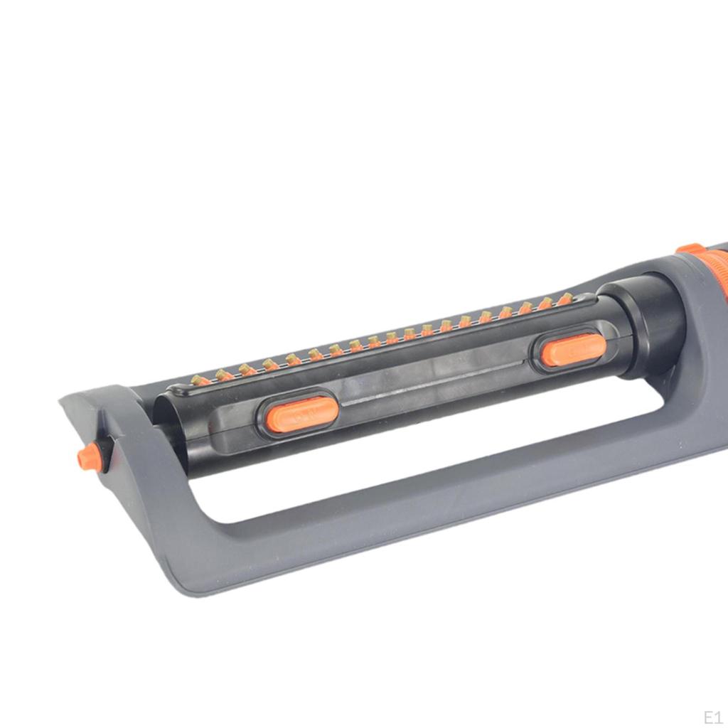 Irrigatore Oscillante Acqua Compatto Regolabile con Ugelli a 19 Fori Giardinaggio