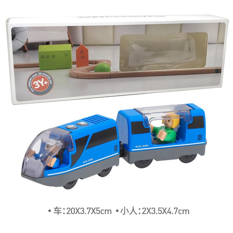 

Новый детский электропоезд на батарейках, подарочная коробка, литой магнитный локомотив, слот-игрушка для деревянного поезда, рельсовые игрушки, детский подарок