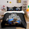 Basketball Player Graphic Print Bedding Duvet Cover Set Duvet Cover Pillowcases (1*Duvet Cover 2*Pillowcases, Without Duvet Insert)
