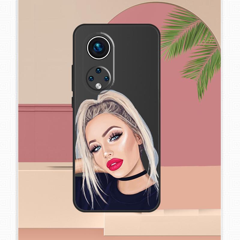 Fashion Girl Art Case For Honor Magic 7 Lite 5 6 8 Pro Honor 400 200 X9c X9b X9a X8b X8a X8c 50 70 90 Cover