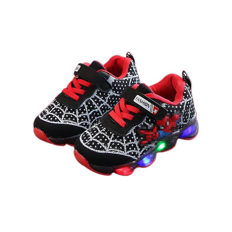 Scarpe Sportive in Rete LED per Bambini - Ragazzi e Ragazze, Età 1-9 Anni, Stile Coreano Primavera/Autunno 2023