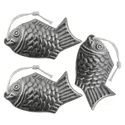 Cast Iron Fish for Cooking Natural Iron Supplement for Soups Stews Curries Reusable Rust-Proof Traditional Kitchen Tool for Enriching Food with Iron