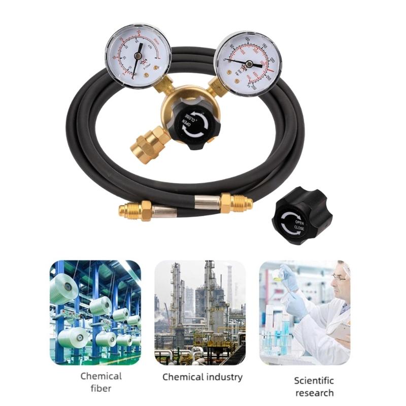 Einstellbarer Argon CO2 Gasregler mit präziser Druckregelung WX 02 AR/CO2 für Schweiß- & Industrieanwendungen