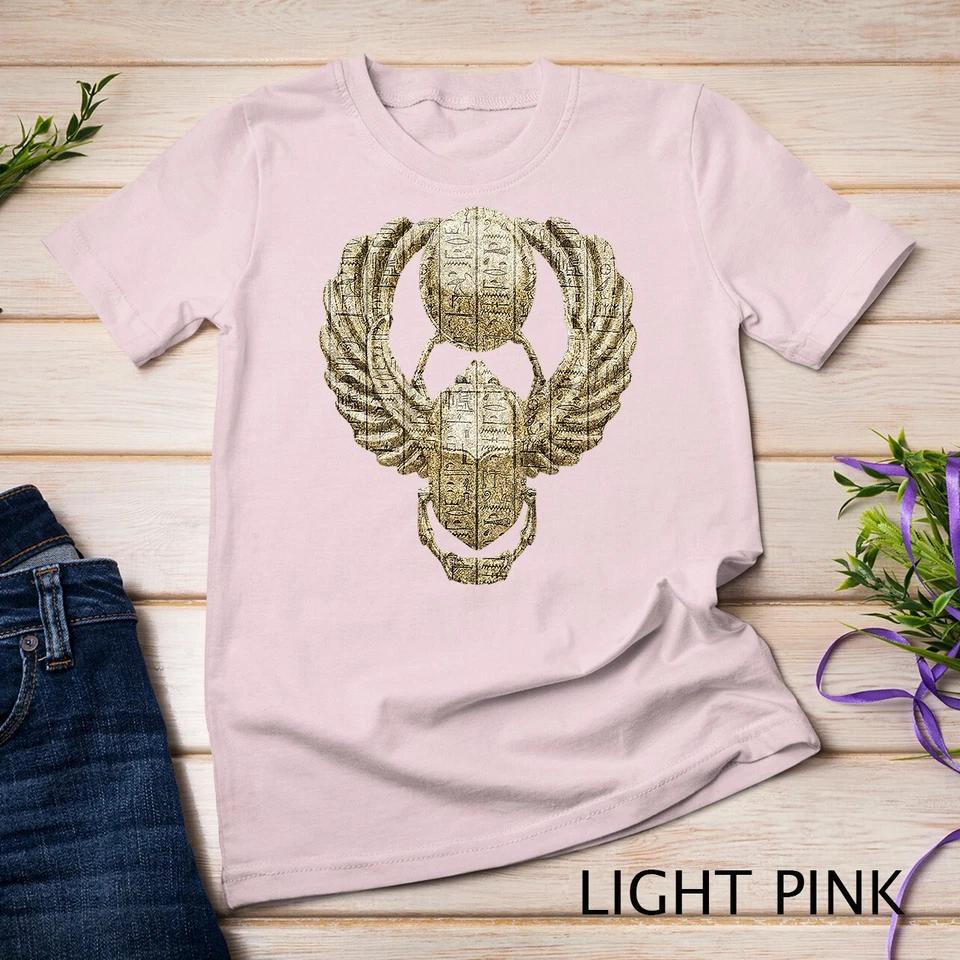 Egyptian Winged Scarab Beetle T-Shirt Unisex T-shirt 7 S