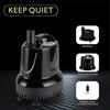 Hygger 1060 GPH Quick Water Change Aquarium Pump Submersible Fountain Water Pump Fish Tank Pond Drain Transfer Pump with 2 Adaptors