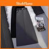High Waist Slim Fit Pleated Skirt With Zipper For Streetwear And Casual Wear