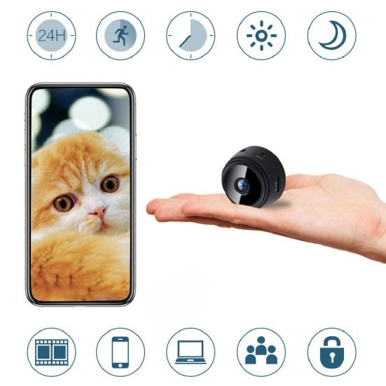 Mini High Clarity 1080P Wireless WiFi Video Record DV Home Security Night Vision IP-kamera
