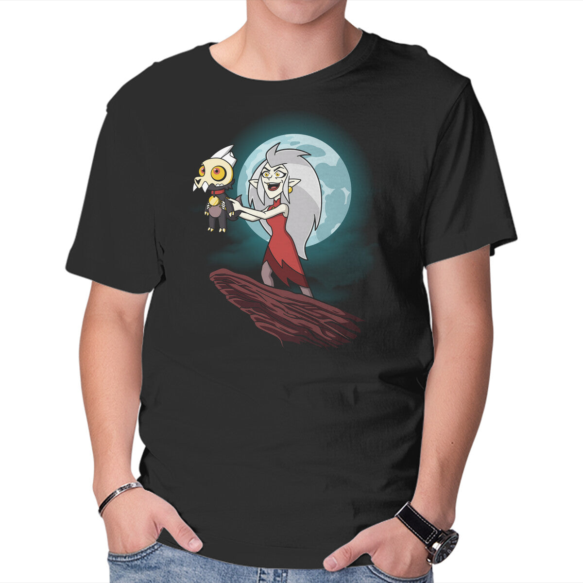 Unisex Crew Neck T-Shirt The Titan King Graphic Short Sleeve Casual Tee XXXXL