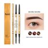 Ultra-Fine 3D Smudge-Proof Double-Ended Eyebrow Pencil with Triangle Tip