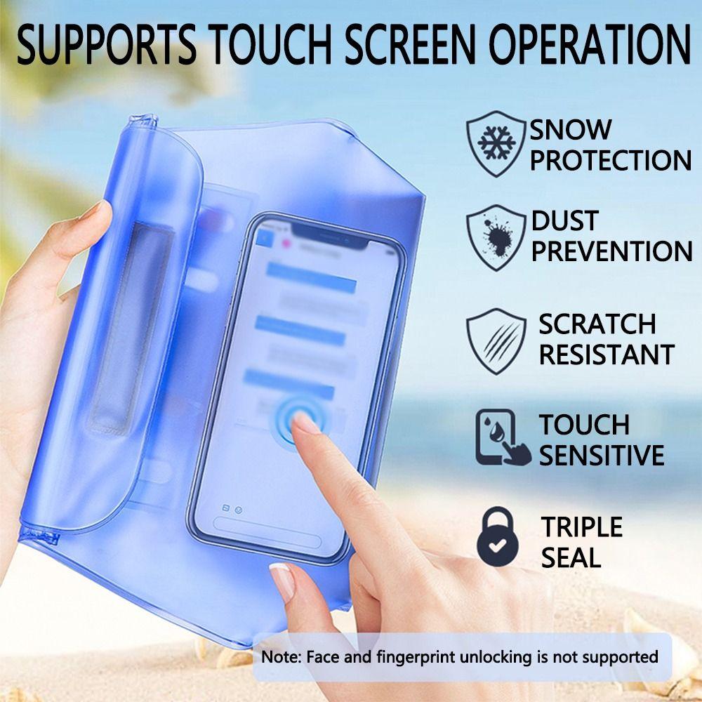 Portable Waist Waterproof Bag Sturdy Waterproof Fanny Bag  Water-sprinkling Festival