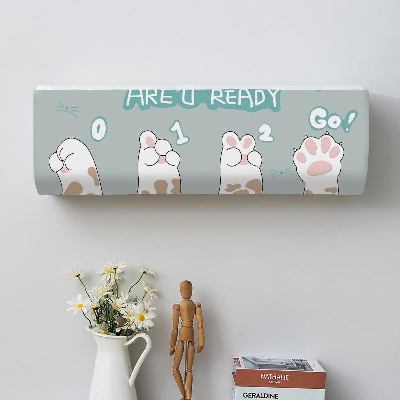 Air Conditioning Cover Hanging Air Conditioner Dust Cover Fabric All Inclusive Nordic Bedroom Hanger Hanging Home Decor 80x20x27cm-1P