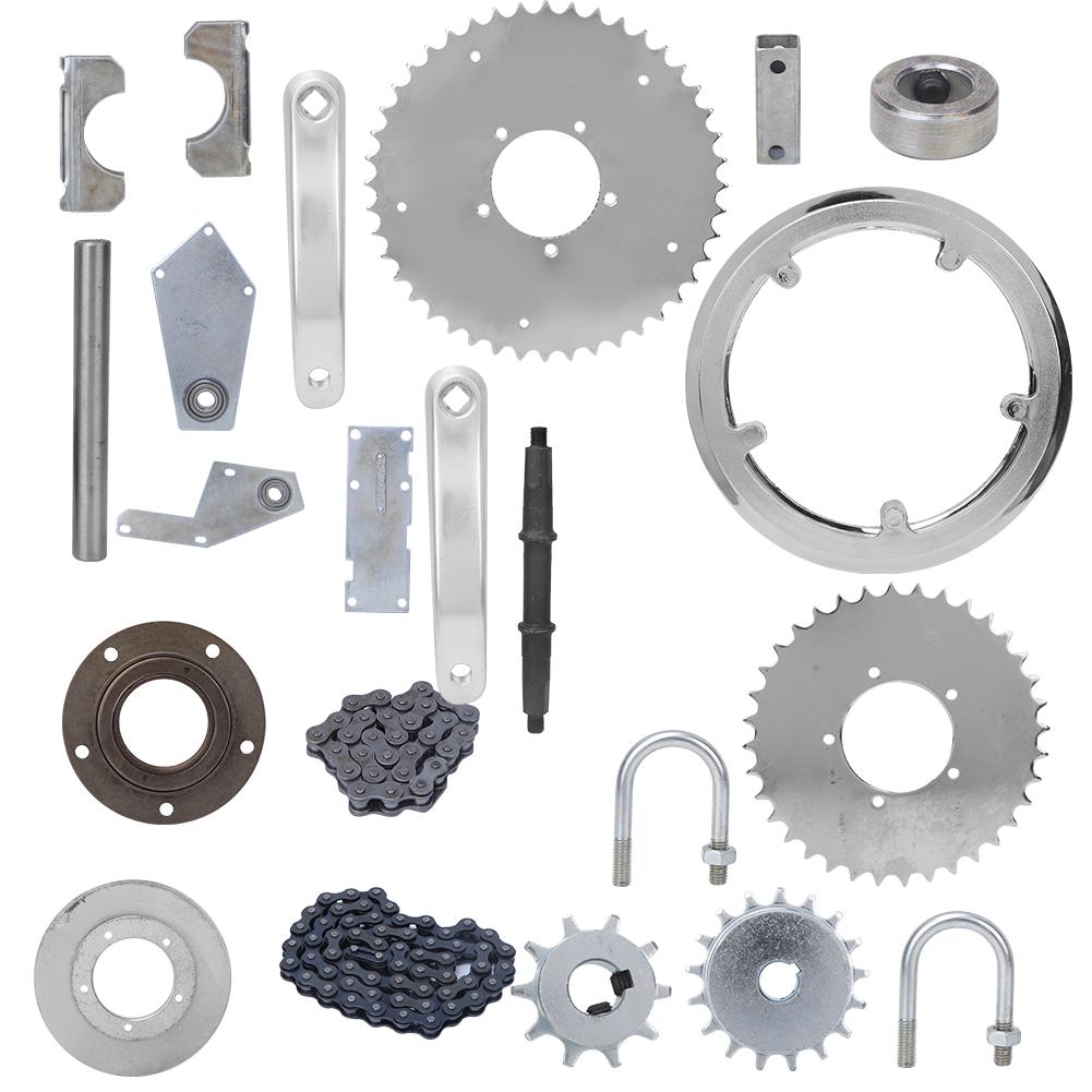 Motorized Bike Jackshaft Kit Center Shaft Drive Conversion Accessories Set