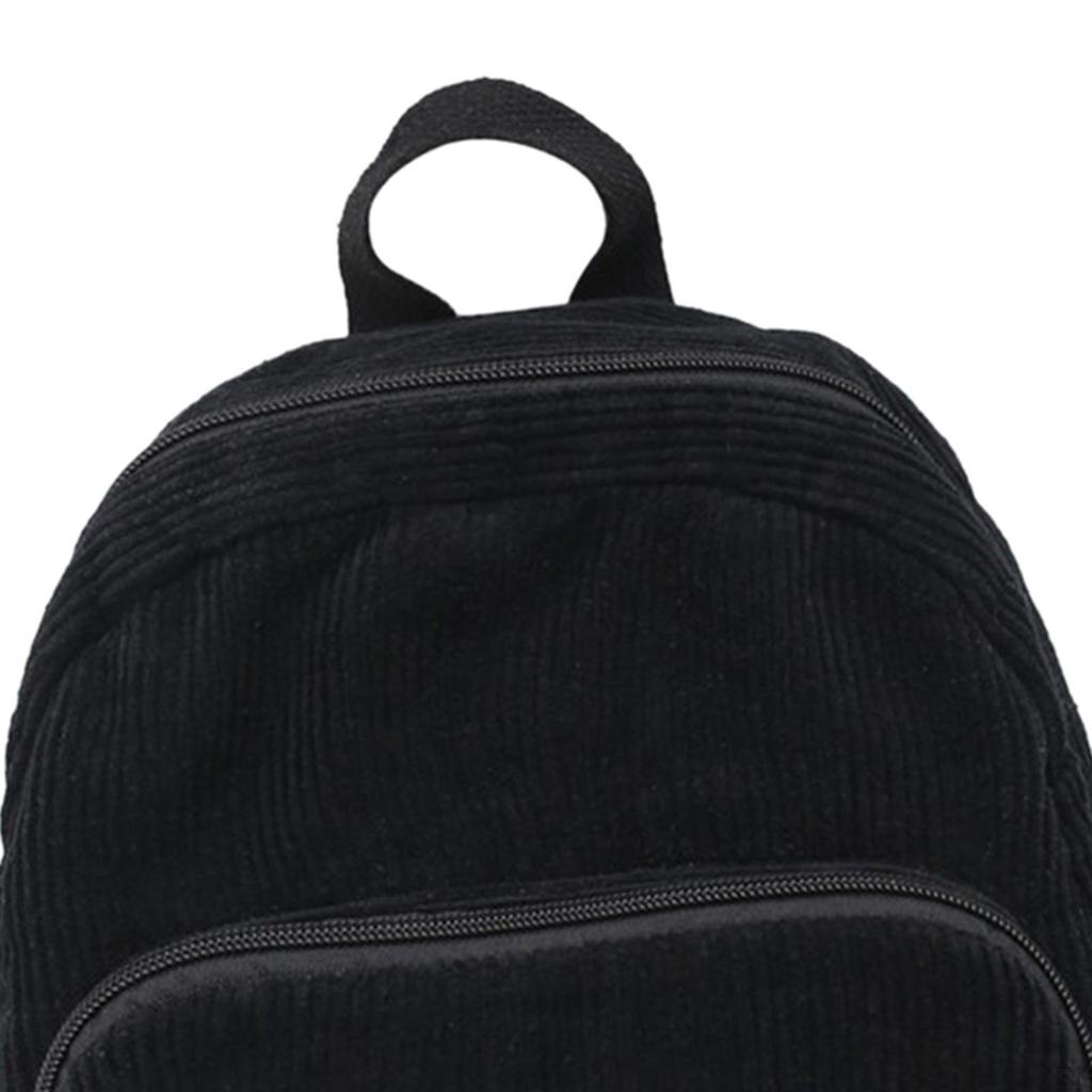 Fashion Backpack for Teen Girls Knapsacks Corduroy Portable Lightweight Daypack Rucksack