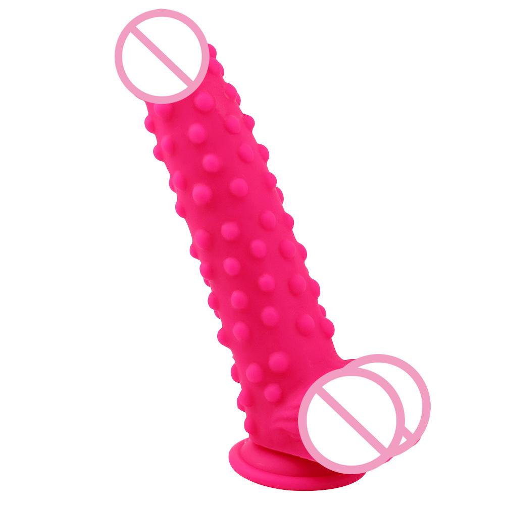 Lila Silikon Dildo Weibliche Farbe Solide Geformter Dildo Alternative Sexuelle Produkte Erwachsener Masturbator