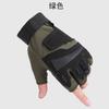 Men Tactical Half-Finger Gloves, Military Special Forces Style Breathable Cycling Fingerless Sports Gloves