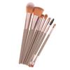 7Pcs Makeup Brushes Set Face Eyes Make Up Brush Eyelash Eyeshadow Eyebrow Eyeliner Foundation Powder Blush Highlight Lips Brush