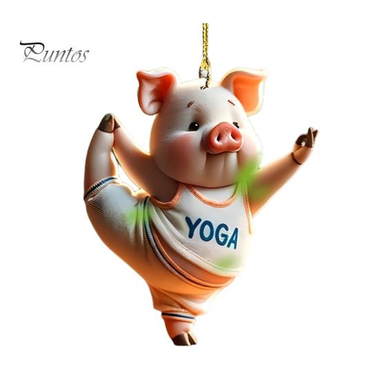 

Милая свинья подвеска для автомобиля украшение акриловая забавная свинья зеркало заднего вида подвеска для йоги упражнения свинья подвески для салона автомобиля аксессуары Pig