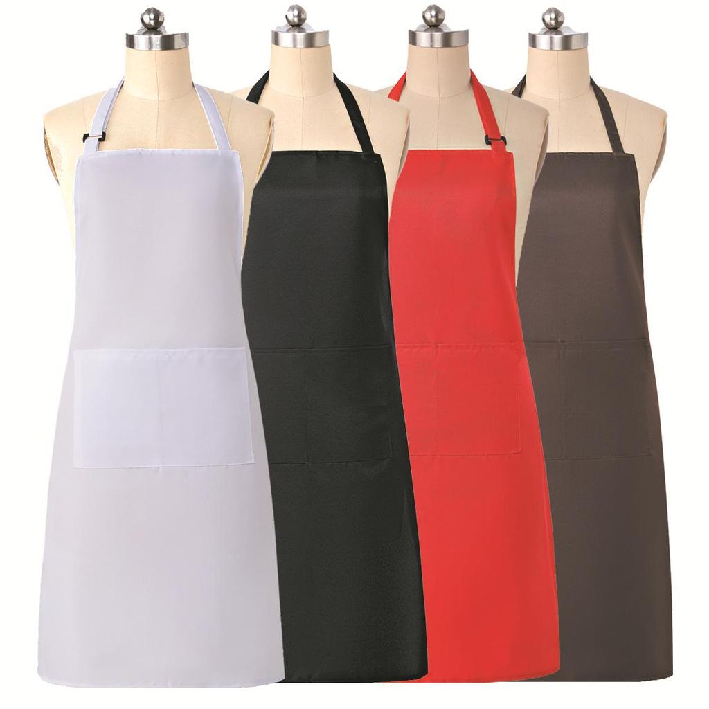 Long Anti-Fouling Chef Apron for Kitchen and Cafe Use