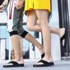 Fashion Mesh Flip-flops Summer Men Casual Beach Shoes Couple Outside Breathable Footwear Comfortable Sandals Anti-slip Platform Slippers