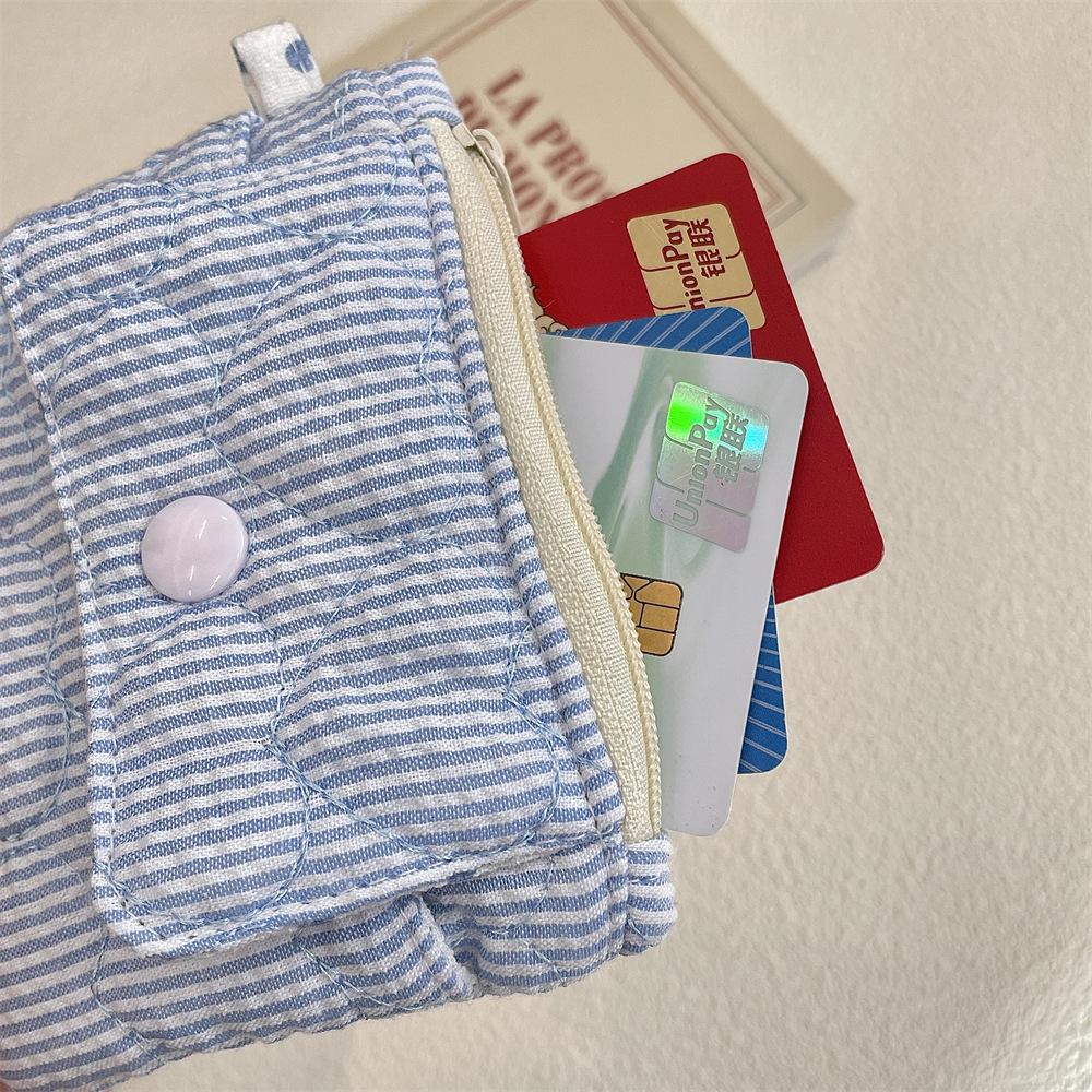 Cute Card Holder Coin Purse - Zipper Snap Multi-functional Organizer Bag