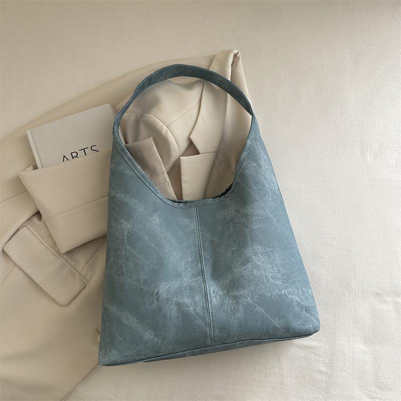 Retro Large-capacity Bag 2025 New Women's Bag Spring and Summer Foreign Style Versatile Shoulder Bag Tote Bucket Bag