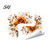 Easy Install Switch Decal Flower Lamp Sticker Removable Self-Adhesive Floral Wall Peel And Versatile Stick Decorative Socket Surround Decals
